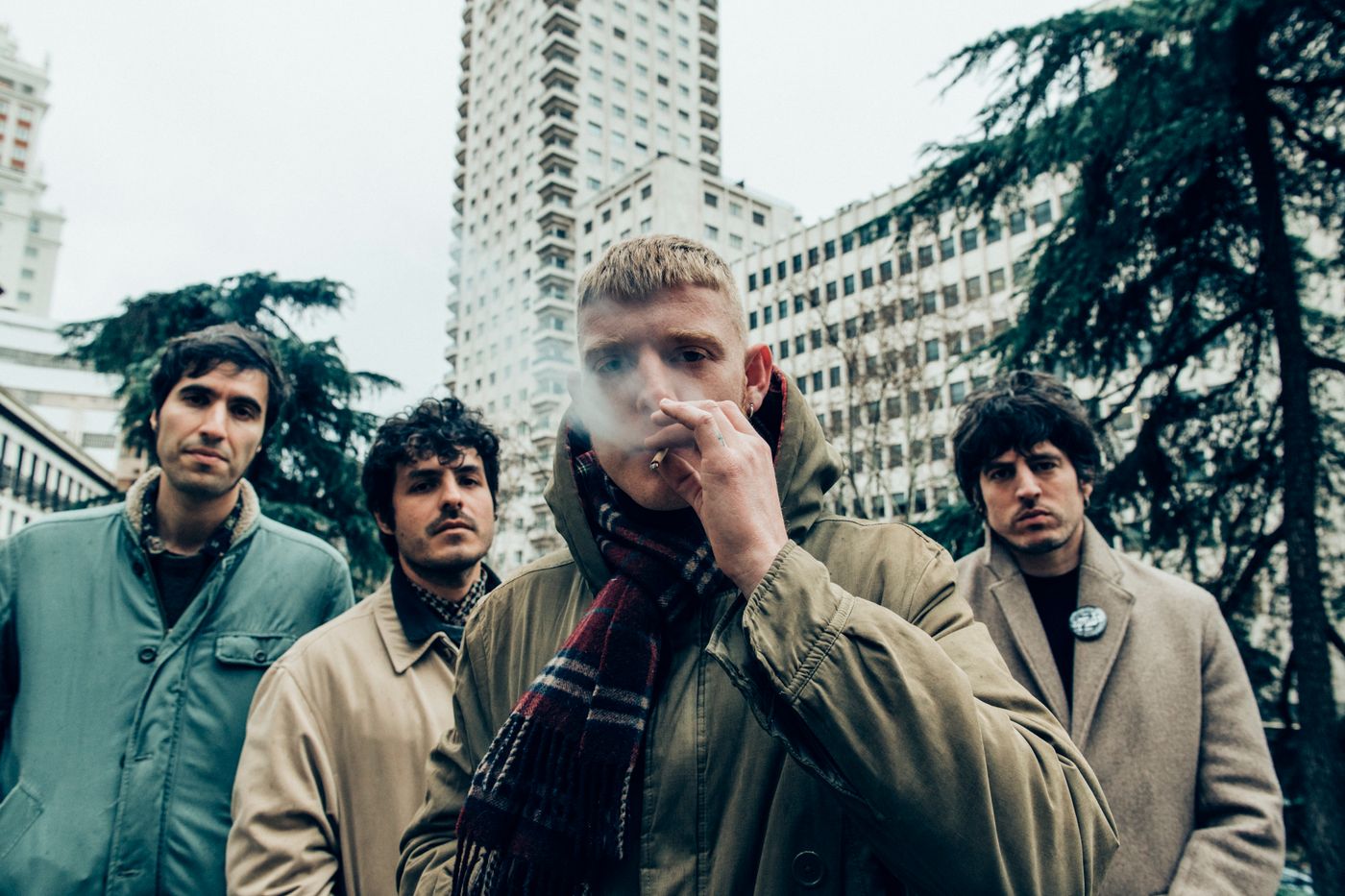 Pablo Garnelo, Jorge Navarro, Jorge “Milky” Ballarín y Álvaro García: Biznaga hoy.