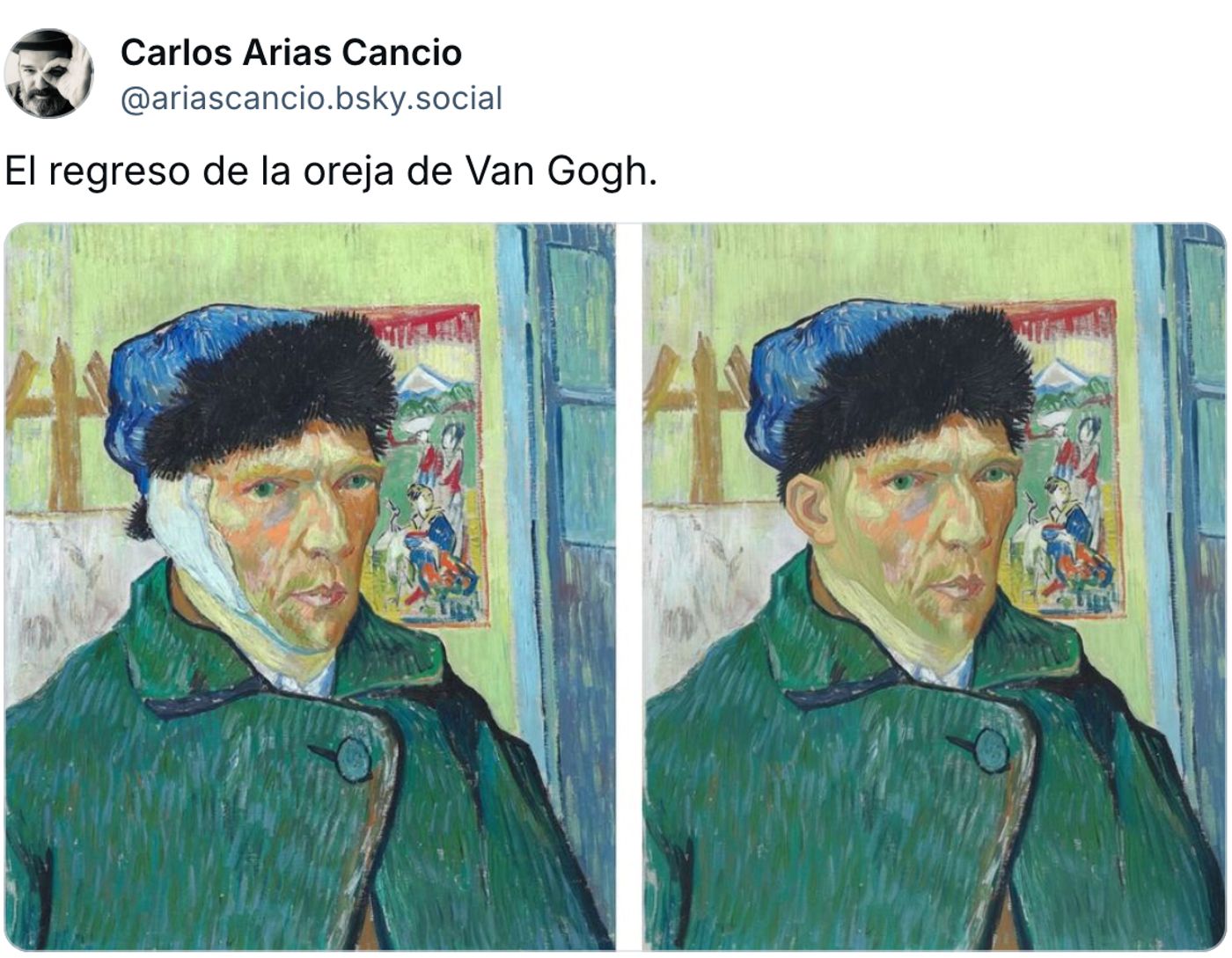 La oreja repuesta es la respuesta.<a href="https://bsky.app/profile/ariascancio.bsky.social/post/3m3akaonj7c2d" target="_blank"> Ver post </a>