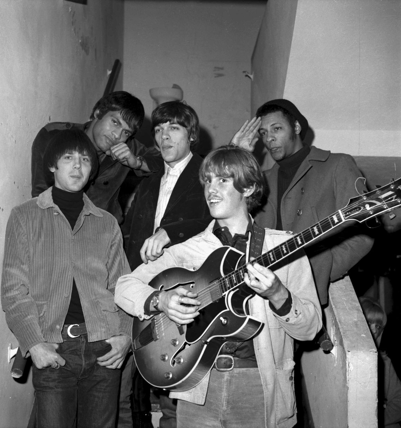 Michael Stuart, Johnny Echols, Ken Forssi, Bryan MacLean y Arthur Lee, forever  en 1967. Foto: Michael Ochs Archive (Getty Images)