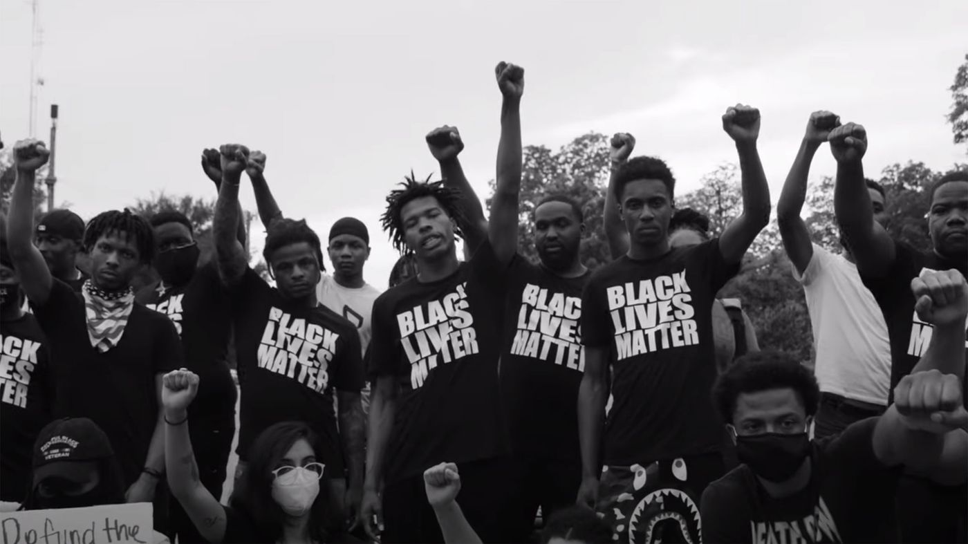 Lil Baby y los suyos: Black Lives Matter.
