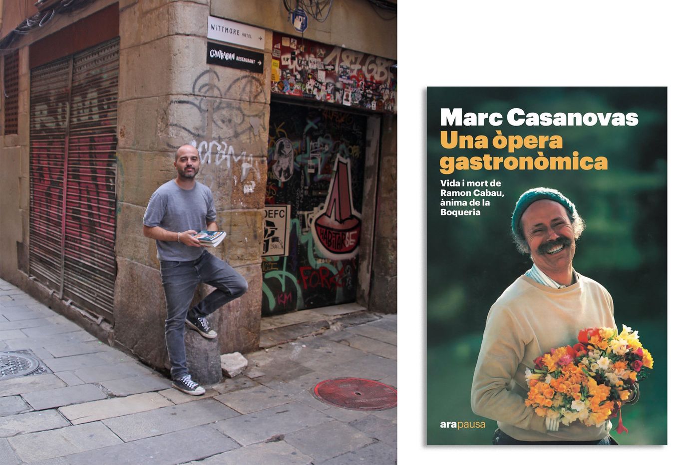 Marc Casanovas, autor del libro sobre Ramon Cabau. Foto: Oriol Rodríguez