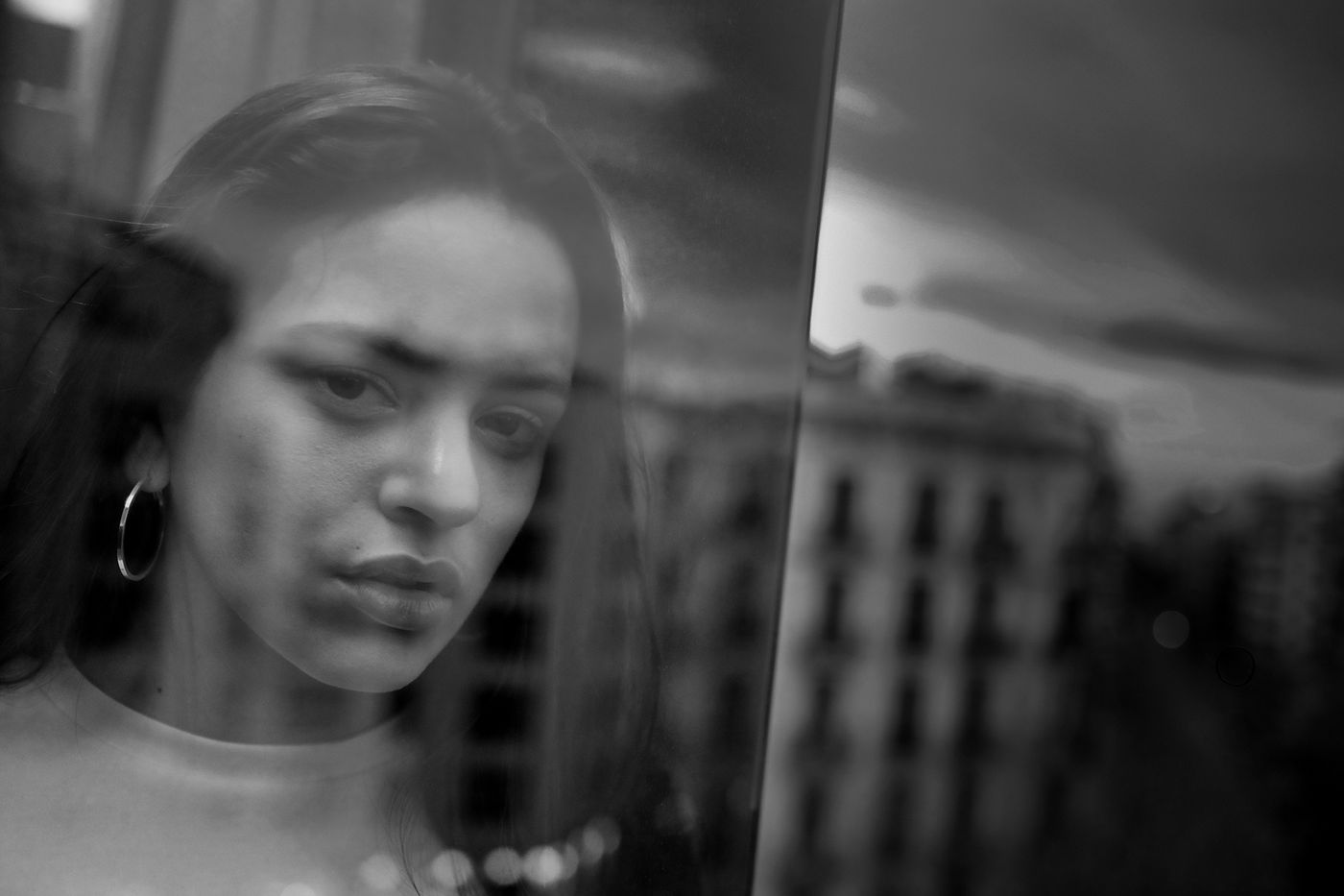 Rosalía, enero de 2017: reflejada en Barcelona, antes del salto al estrellato.