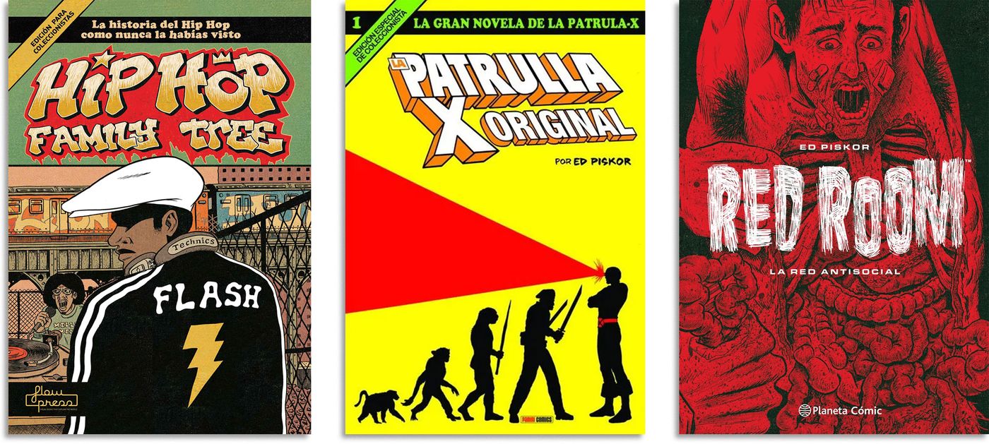 “Hip Hop Family Tree”, “La gran novela de la Patrulla-X” y  “Red Room. La red antisocial”.