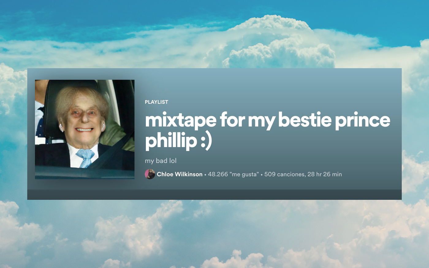 ¿Fue culpa de la playlist? Sea como sea, el meme sigue vivo.