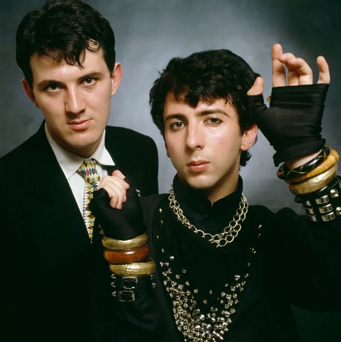 David Ball, sin su bigotito; Marc Almond, con sus pulseras y collares.