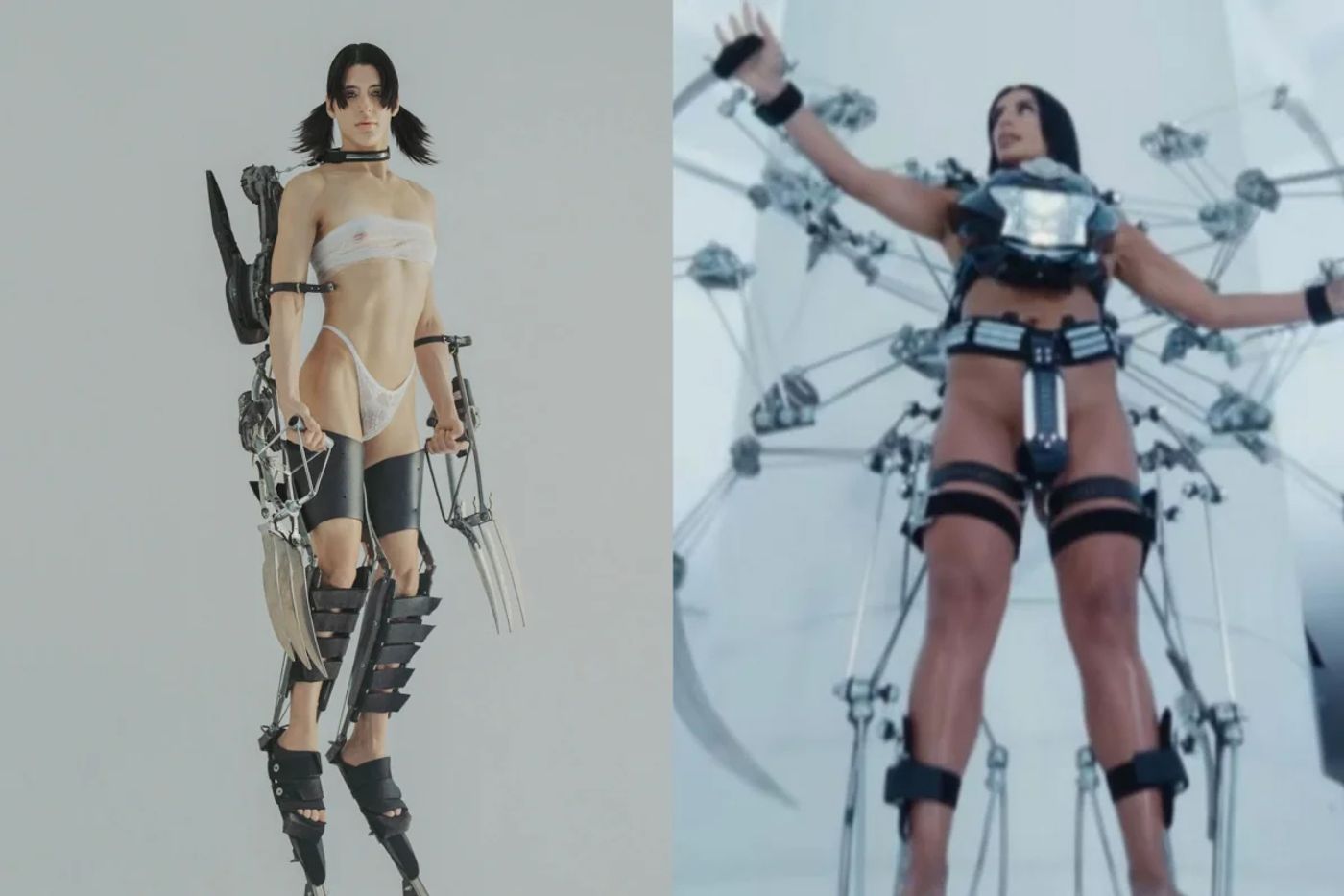 Arca y Sevdaliza: comparen.<a href="https://mor.bo/arca-dice-que-esta-cansada-de-la-similitud-de-la-estetica-y-musica-con-sevaliza/" target="_blank"> Ver post </a>