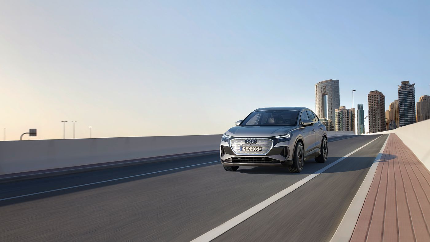 Creatividad, potencia y diseño se armonizan en este Audi Q4 Sportback e-tron.