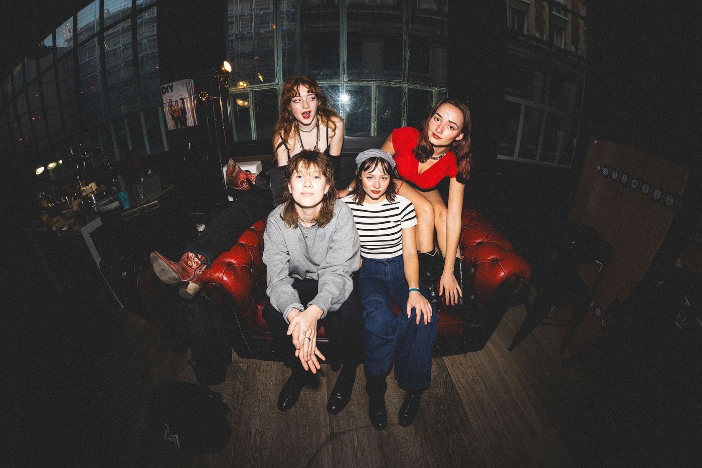 Eleanor Livingston, Ava Schrobilgen, Chloe de St. Aubin y Kate Halter. Foto: Anatheme