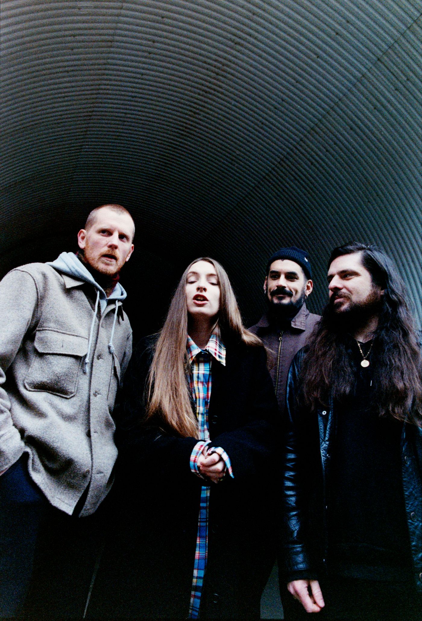 Nick Buxton, Florence Shaw, Tom Dowse y Lewis Maynard: compenetrados. Foto: Steve Gullick