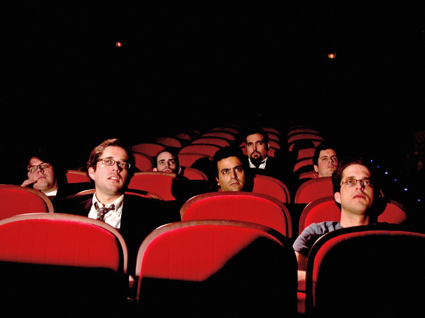 Abel Hernández, Coque Yturriaga, Kieran Stephen, Rubén Moreno, Nacho R. Piedra, Rodrigo Hernández y Diego Yturriaga. En los tiempos de "La increíble aventura". Foto: Jorge Rueda