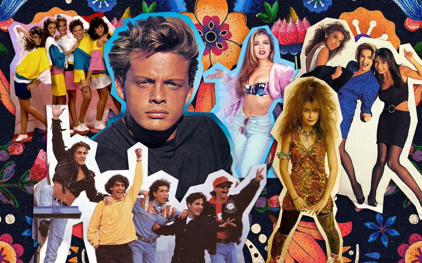 Magneto (grupo de chicos), Fandango (grupo de chicas), Luis Miguel, Thalía, Gloria Trevi y las Flans.