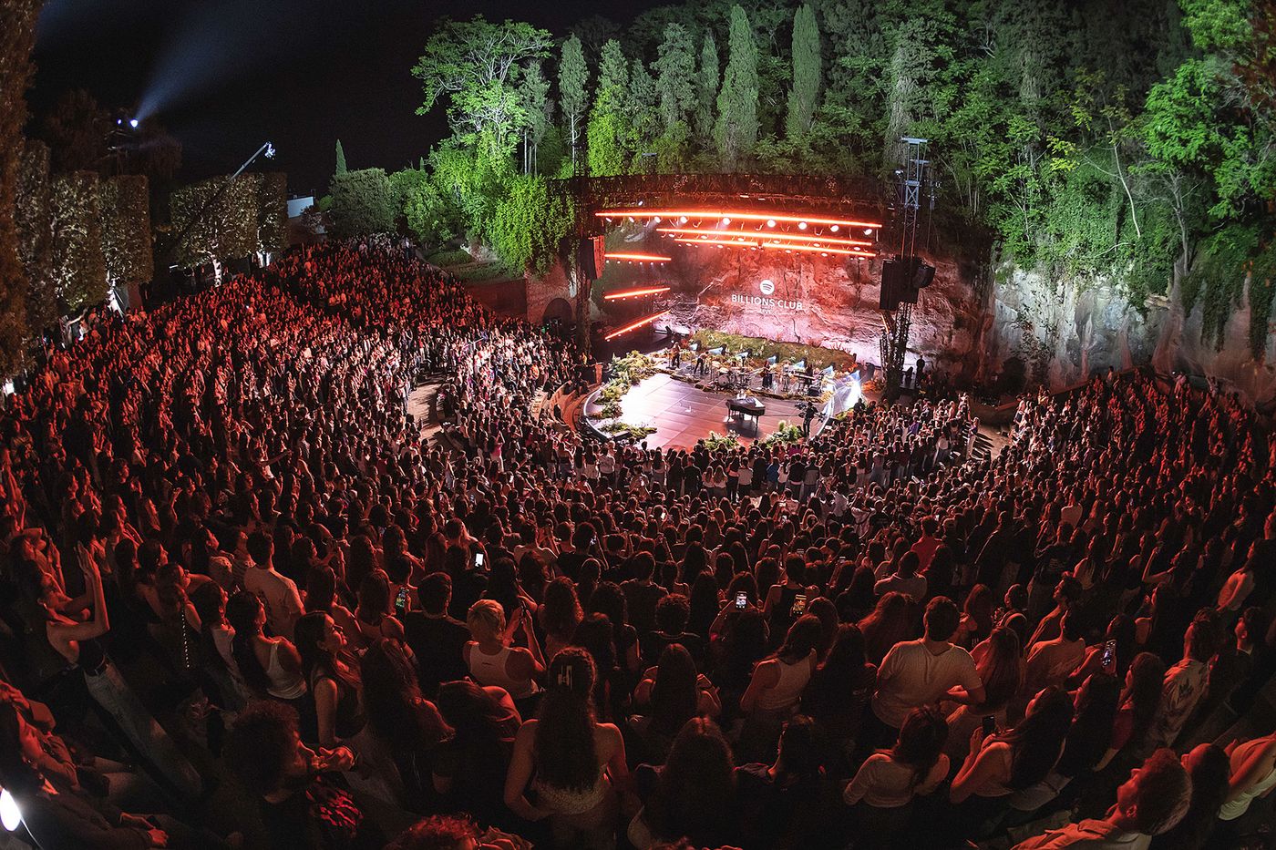 Aseguró que el Teatre Grec era “el recinto más bonito” en el que había actuado. Foto: Xavi Torrent (Getty Images)