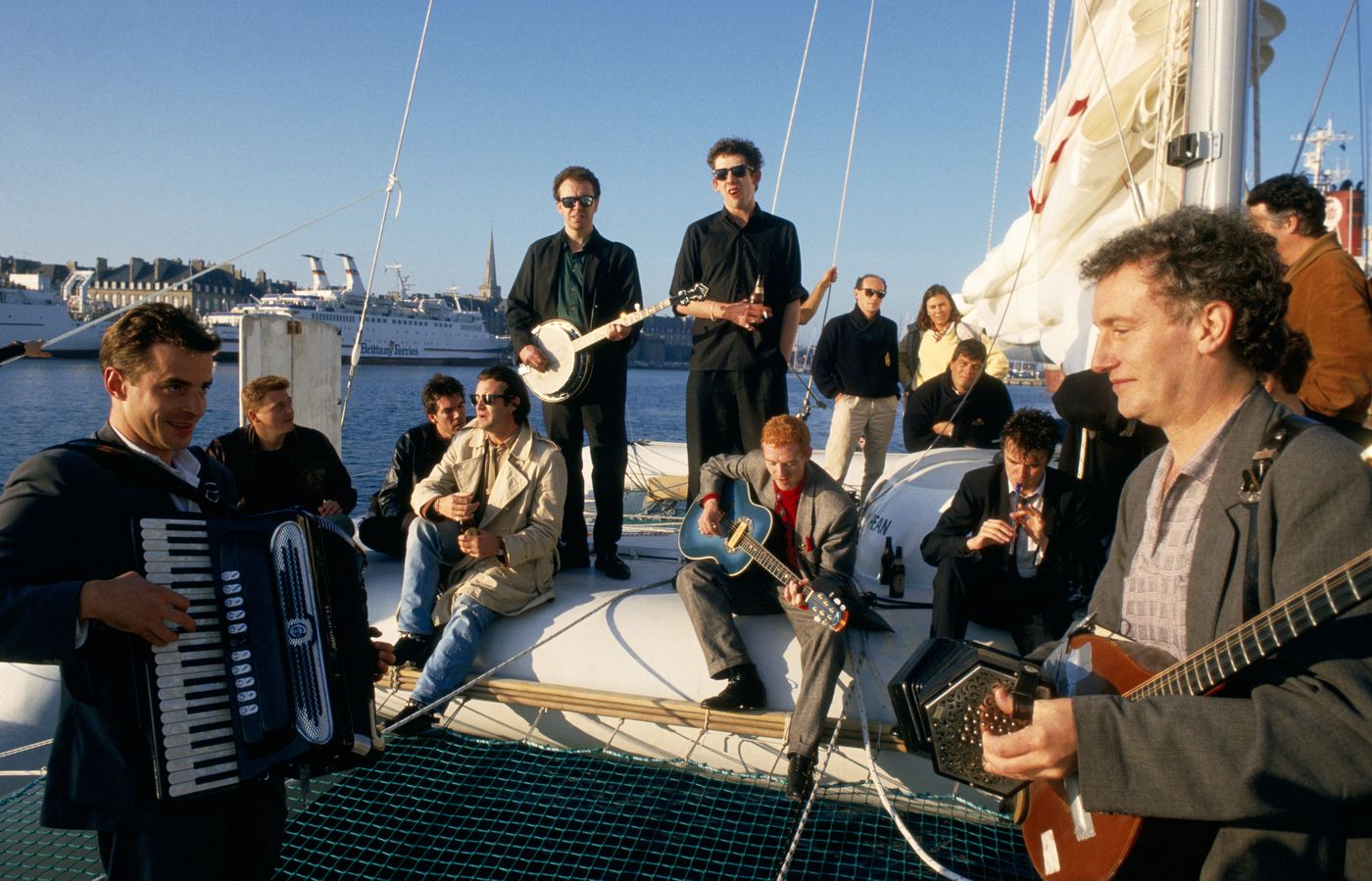The Pogues, tradición marinera. Foto: Frédéric Reglain (Getty Images)