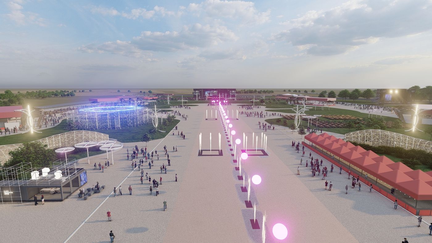 Renderización del espacio.