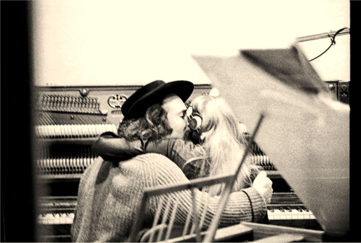 David Crosby con Joni Mitchell: talento y (breve) amor. Foto: Sulfiati Magnuson (Getty Images)