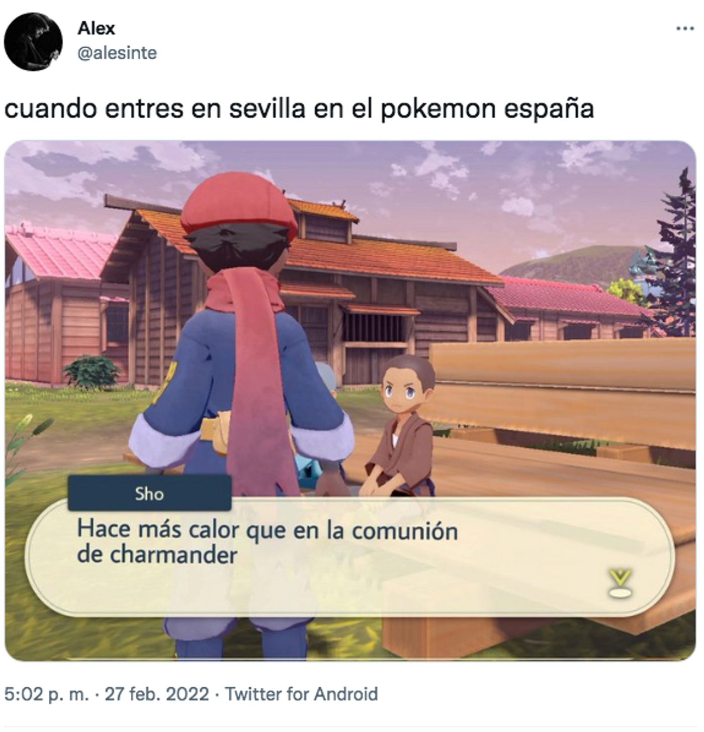 Vente a España. <a href="https://twitter.com/alesinte/status/1497965437195333635" target="_blank"> Ver tuit </a>