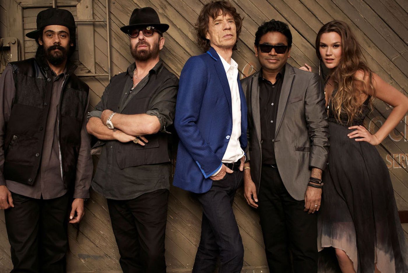 SuperHeavy: Damian Marley, Dave Stewart, Mick Jagger, A.R. Rahman y Joss Stone (supergrupo).