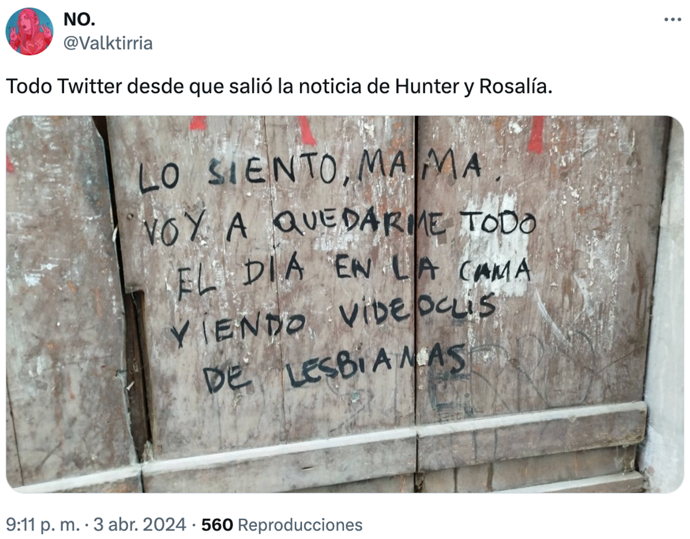 Una opción como otra cualquiera.<a href="https://twitter.com/Valktirria/status/1775601971468386322" target="_blank"> Ver tuit </a>