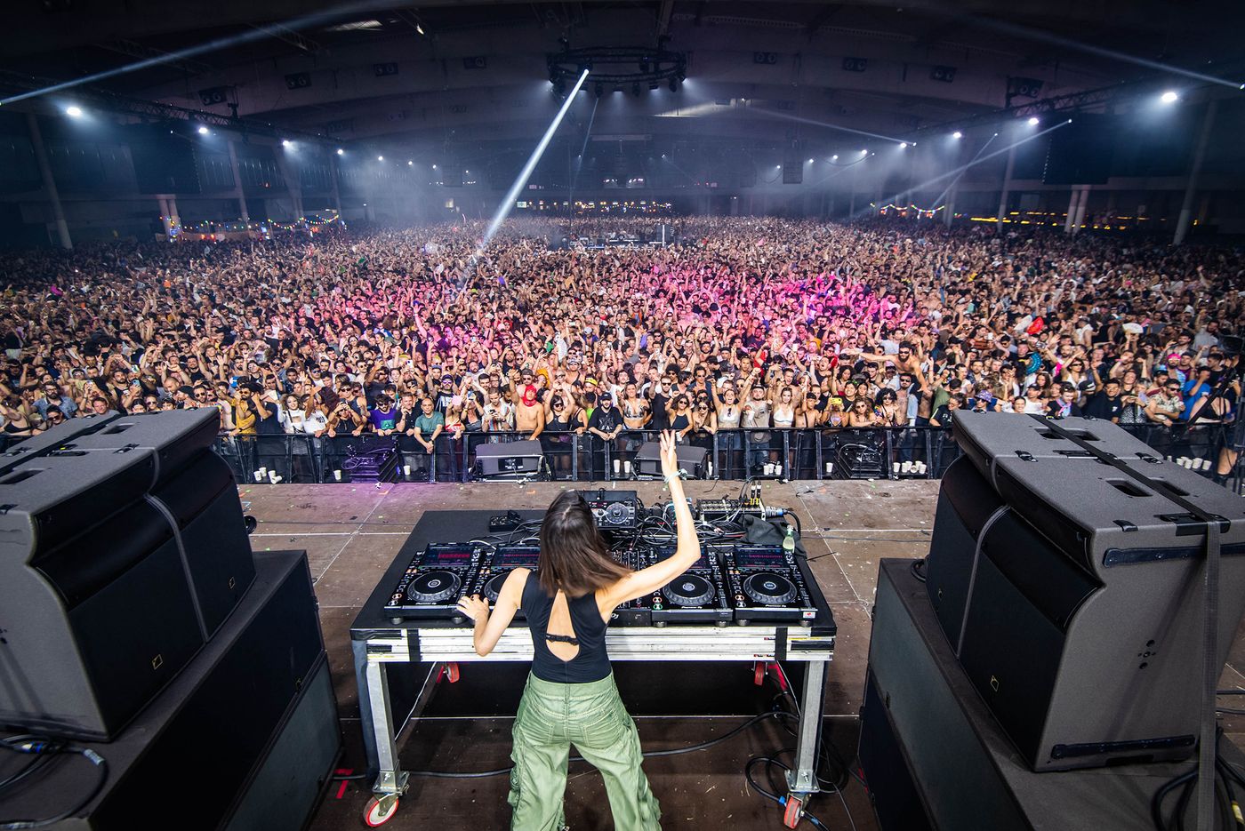 Amelie Lens, furor entre las masas. Foto: Ariel Martini