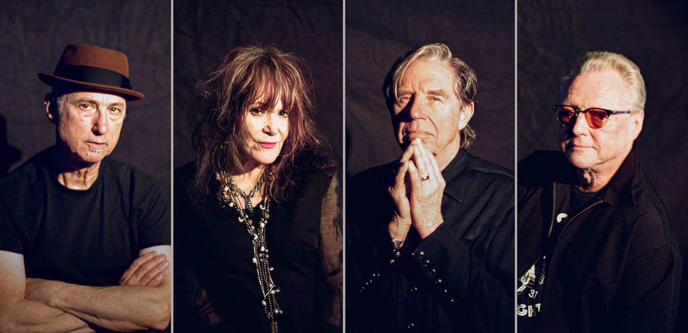 D.J. Bonebrake, Exene Cervenka, John Doe y Billy Zoom: adiós X. Foto: Filbert Trejo