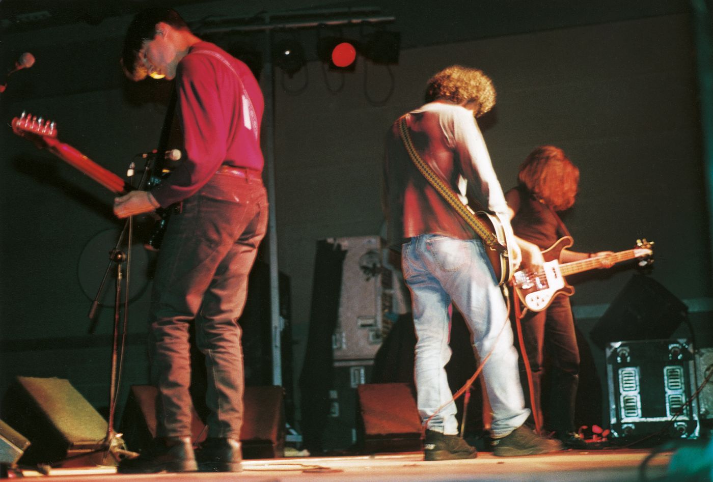 Fogueándose en el Concurso de Maquetas de Rockdelux, en septiembre de 1993. Foto: Juan Sala