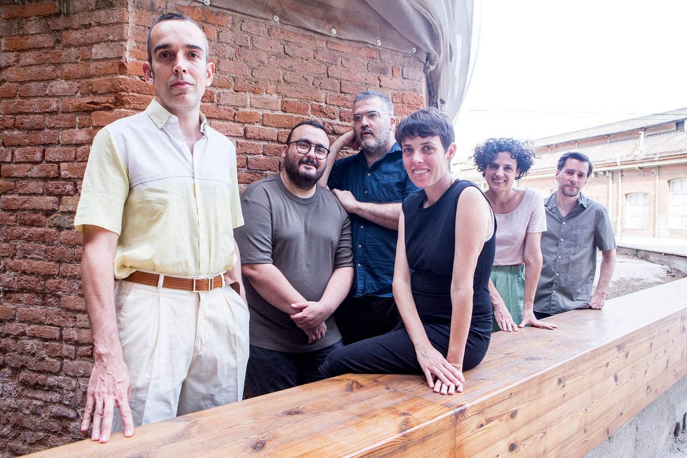 Marc, Jaume, Stanley, Laura, Francina y Jordi. Foto: Marina Tomàs