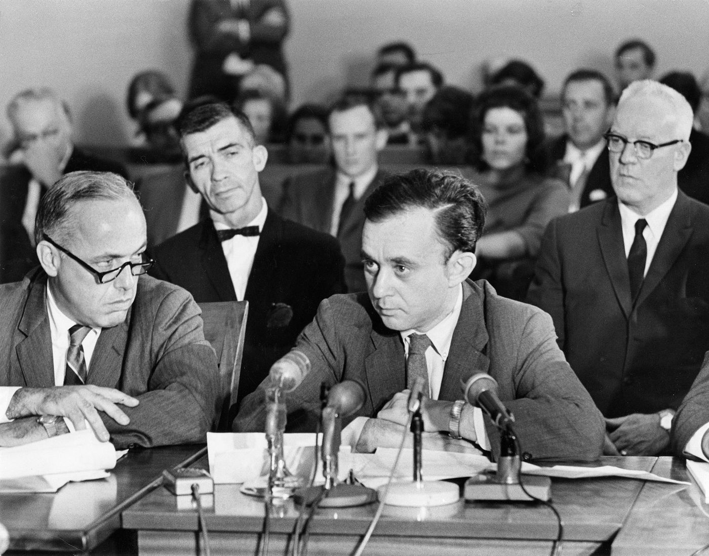 Wiseman, en 1967, durante el proceso de censura de “Titicut Follies” Foto: Ted Dully (Getty Images)