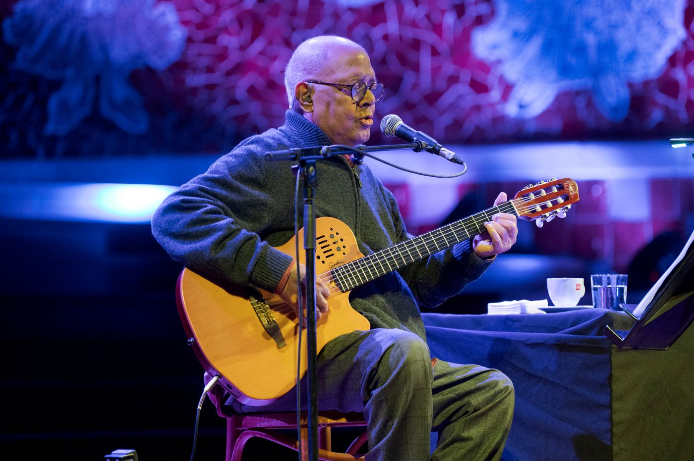 Pablo Milanés, el pasado 26 de enero en el Palau de la Música (Barcelona). Foto: Jordi Vidal