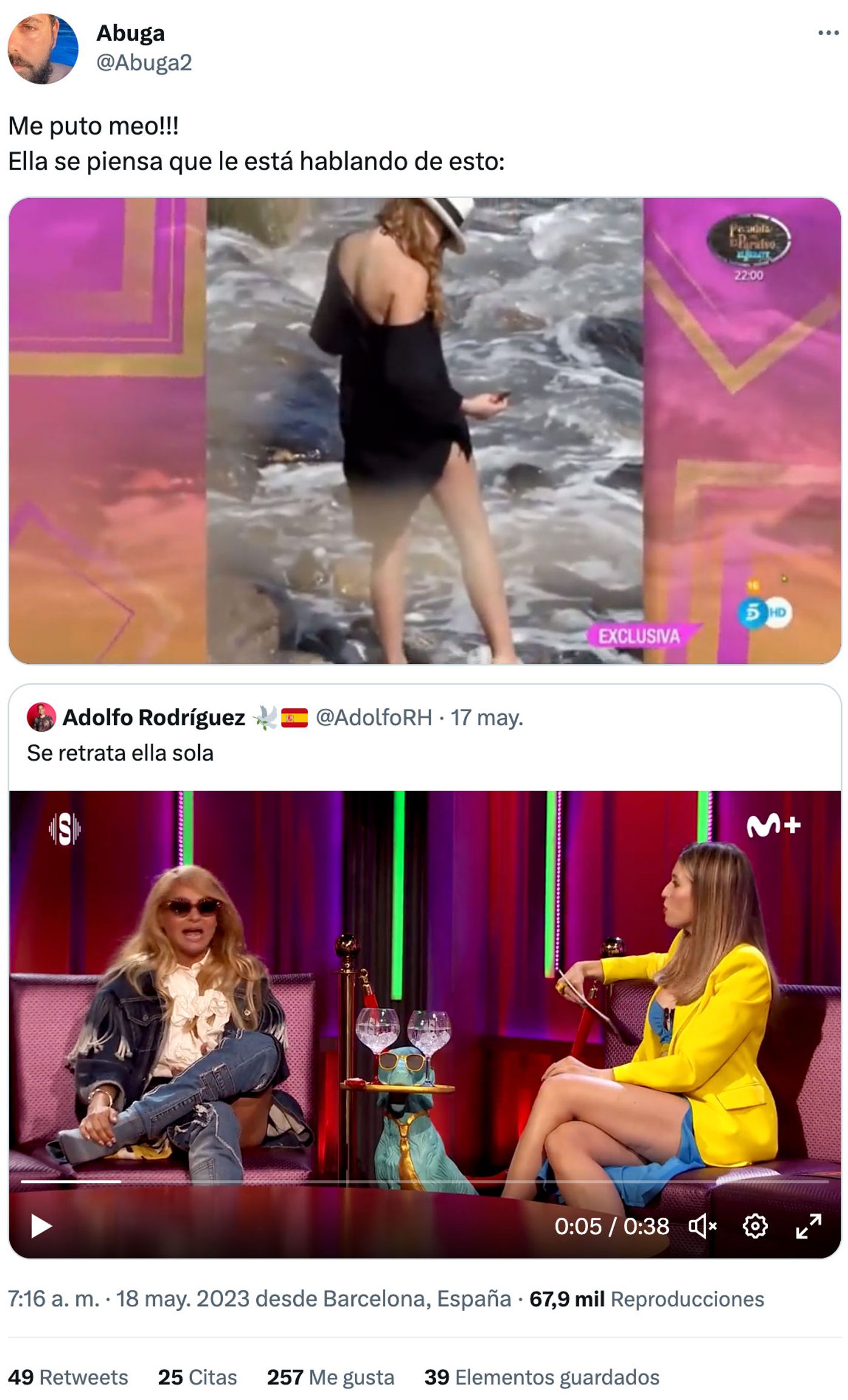 Paulina es así.<a href="https://twitter.com/Abuga2/status/1659065353643737090" target="_blank"> Ver tuit </a>