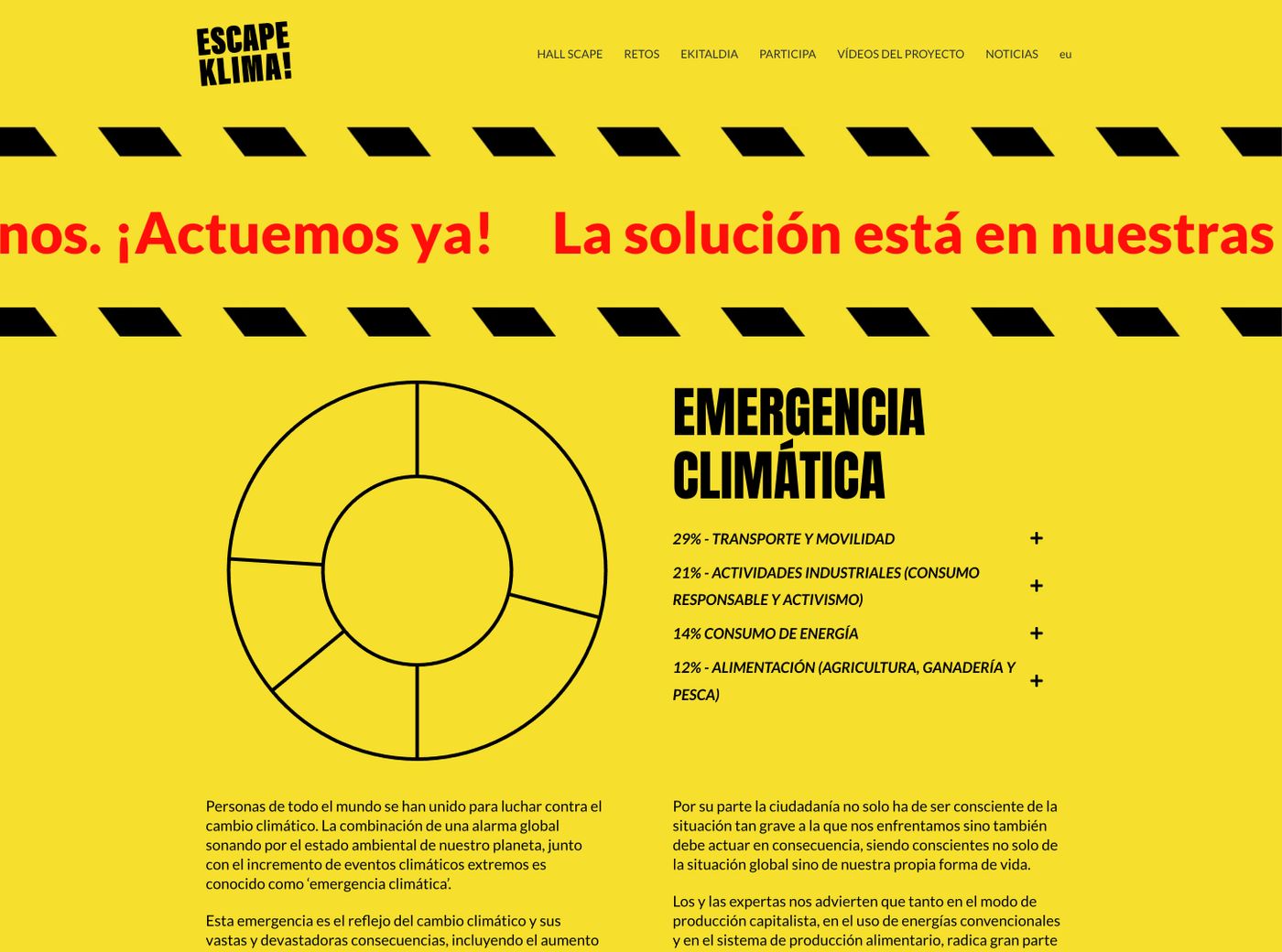 “Escape Klima”: jugar para ¡actuar ya!