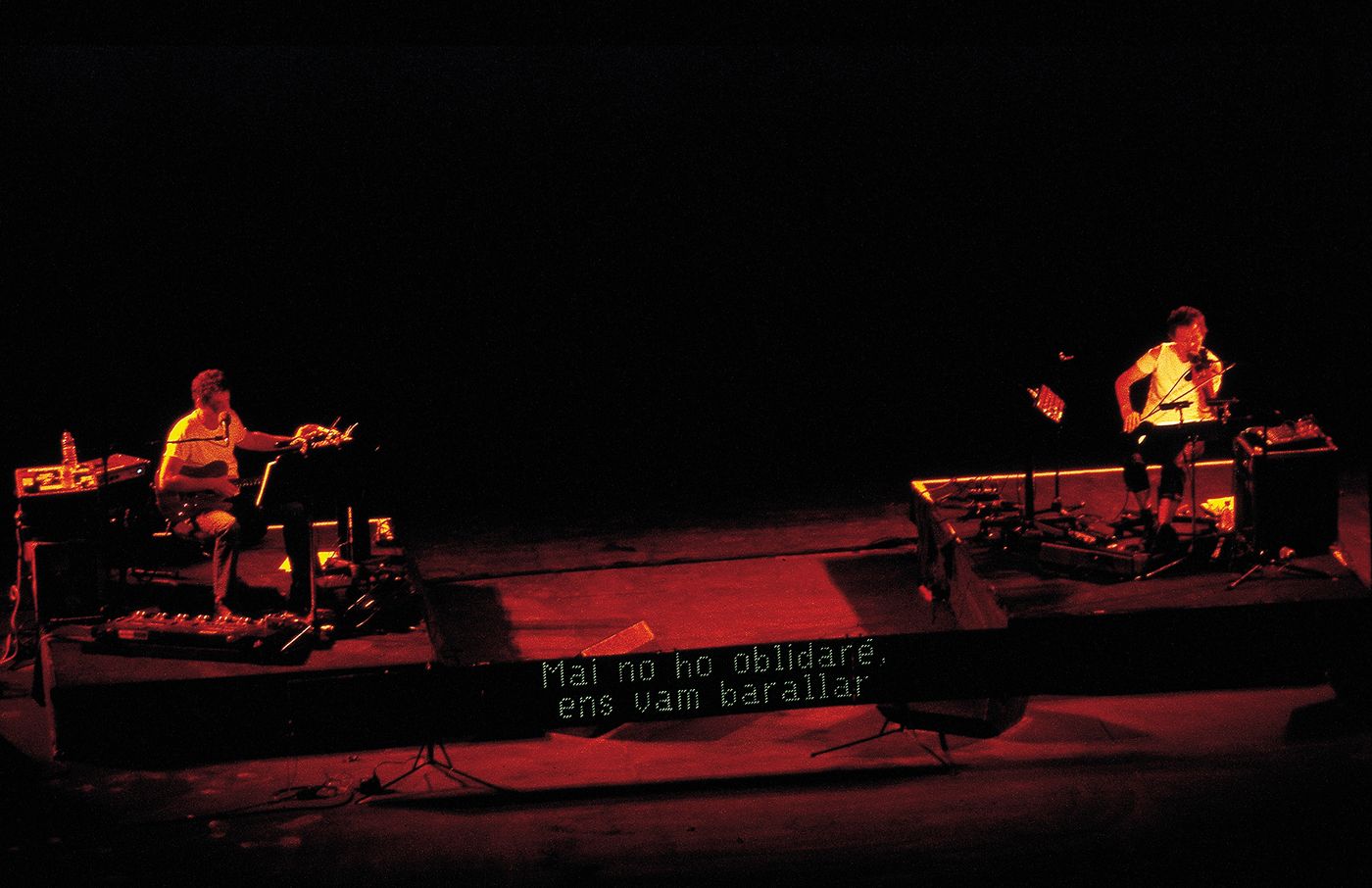 En 2002, en el Teatre Grec de Barcelona. Foto: Óscar García