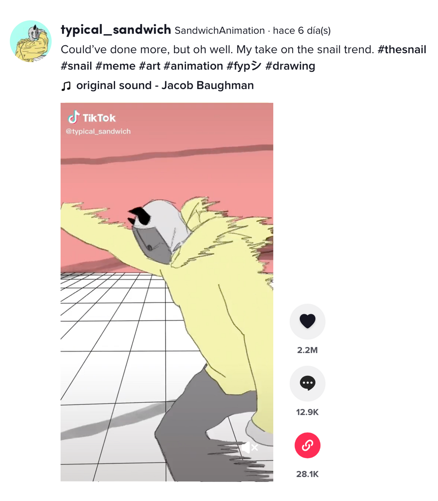 El caracol que te puede matar. ¿Qué haces? <a href="https://www.tiktok.com/@typical_sandwich/video/7021782259824889093" target="_blank"> Ver tiktok </a>