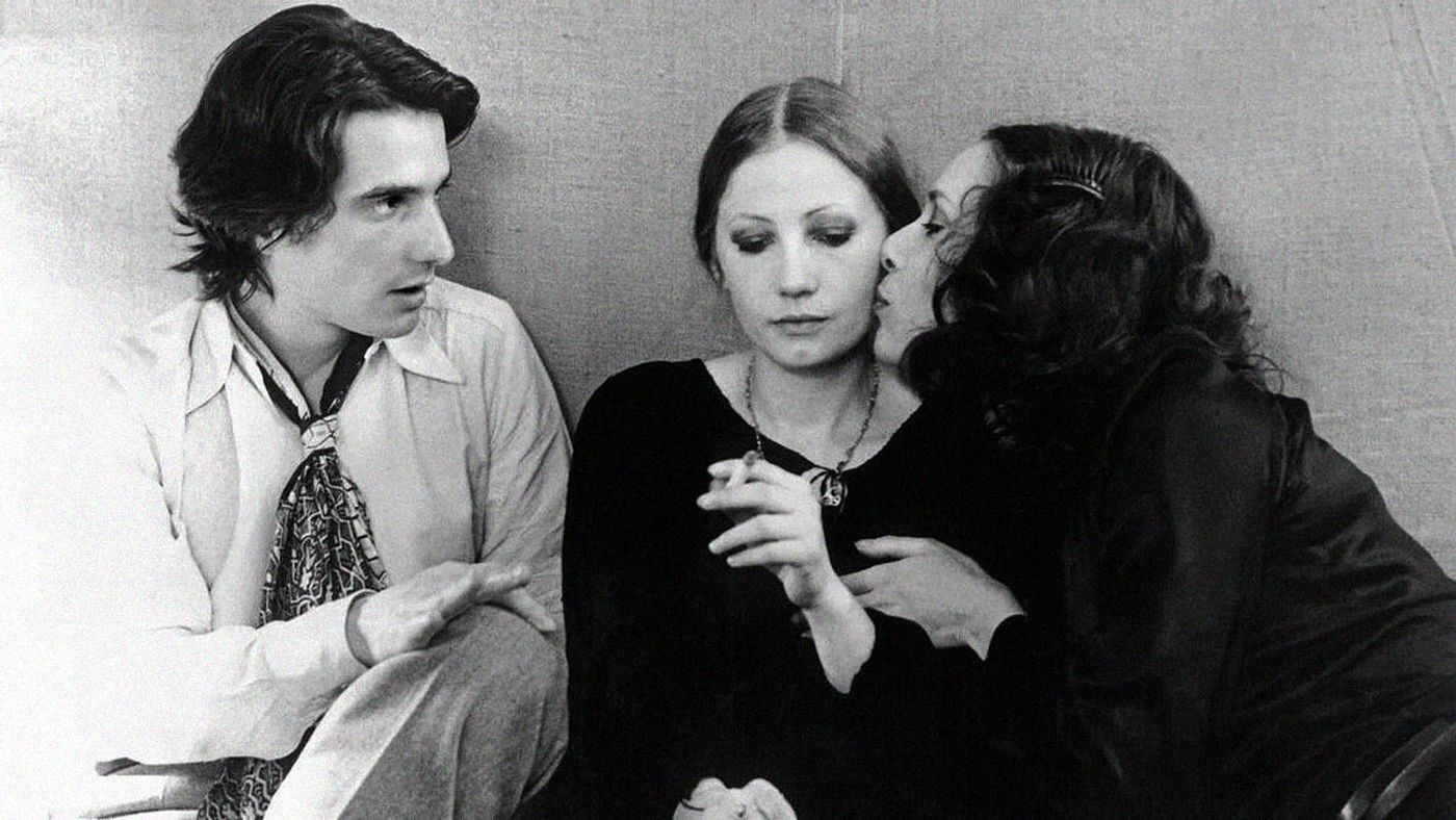 Jean-Pierre Léaud, Françoise Lebrun y Bernadette Lafont: triángulo sentimental.