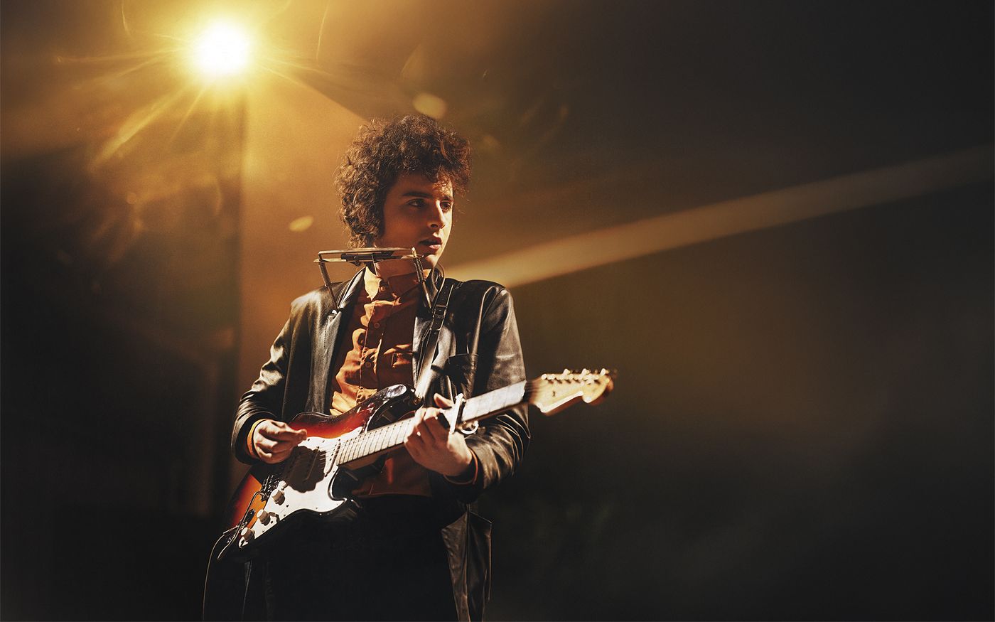 Timothée Chalamet es Bob Dylan.