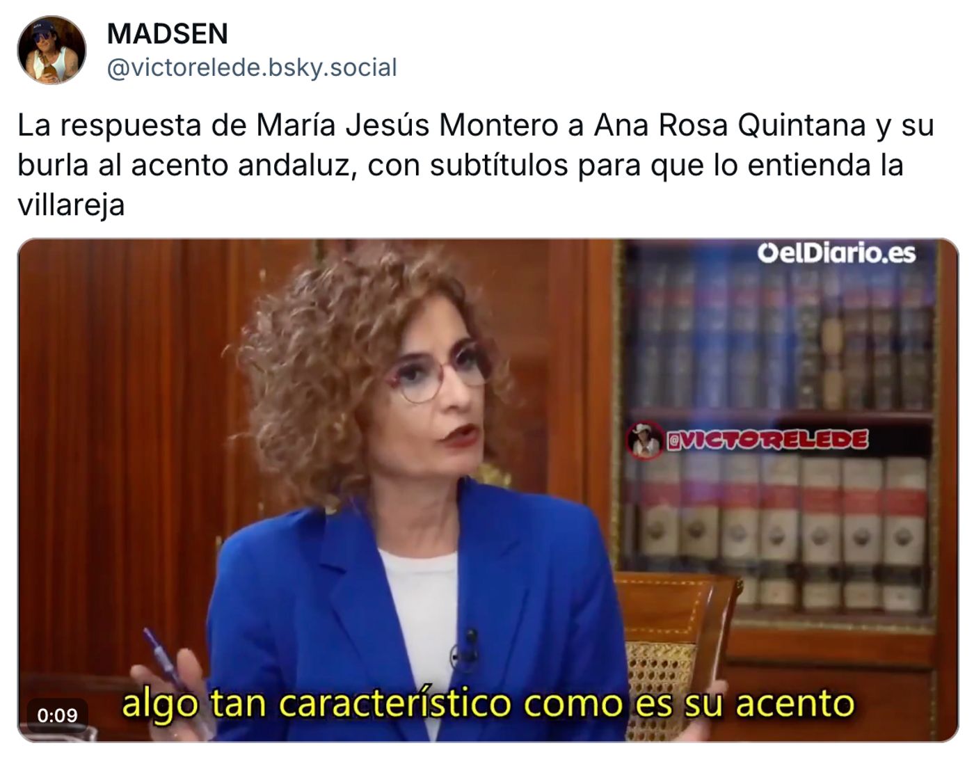 Audio dedicado a Ana Rosa y sus pisos de alquiler en Sevilla.<a href="https://bsky.app/profile/victorelede.bsky.social/post/3lkikthjr5s2v" target="_blank"> Ver post </a>