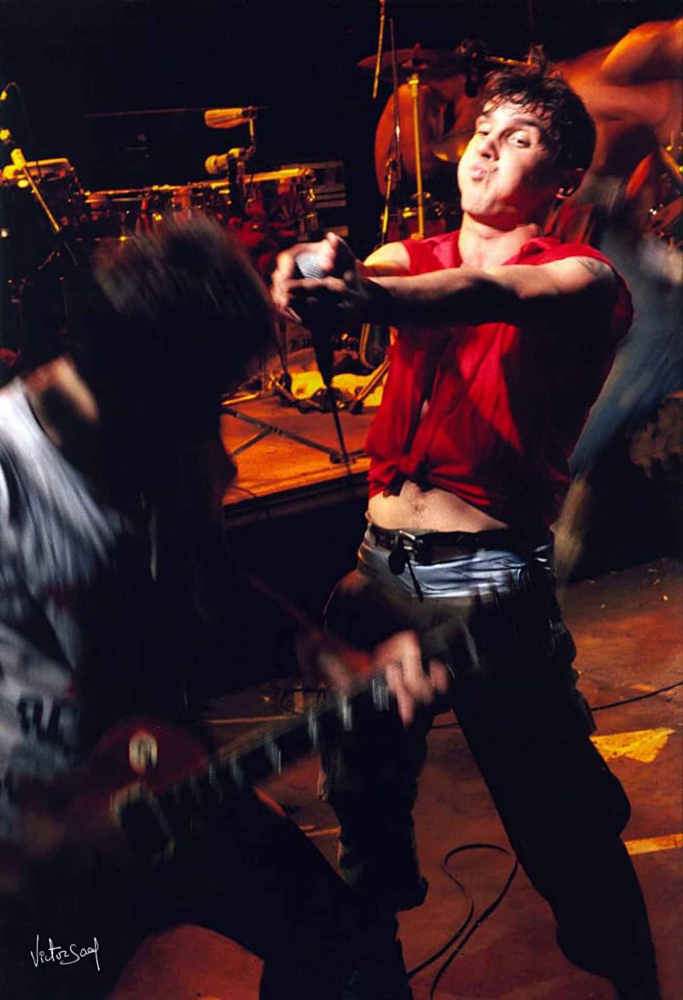 Concierto en Buenos Aires de Mano Negra, durante la gira “Cargo 92” con Royal de Luxe. Foto: Víctor Sáez