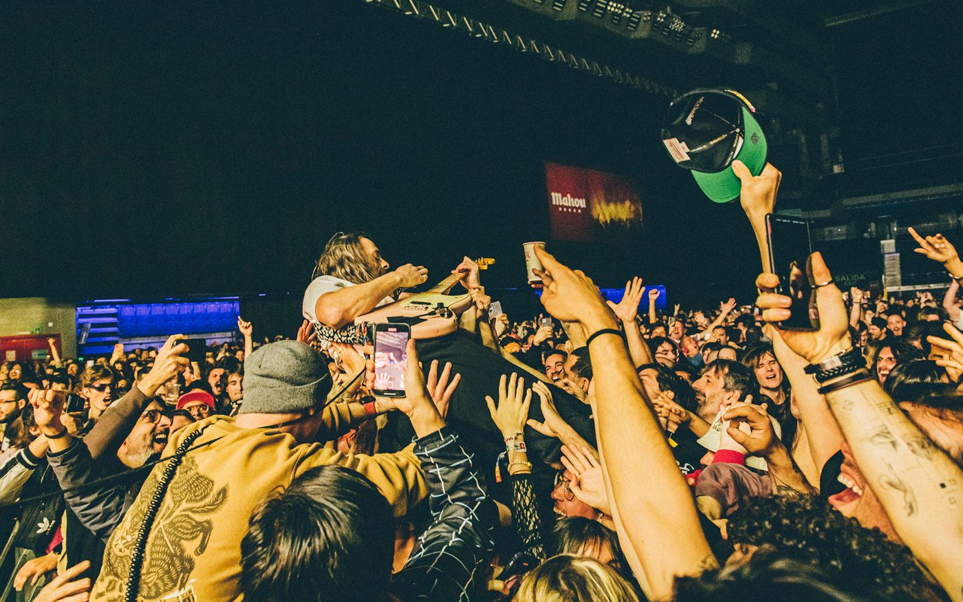 IDLES, sinónimo de entrega y volumen a destajo. Foto: Alfredo Arias