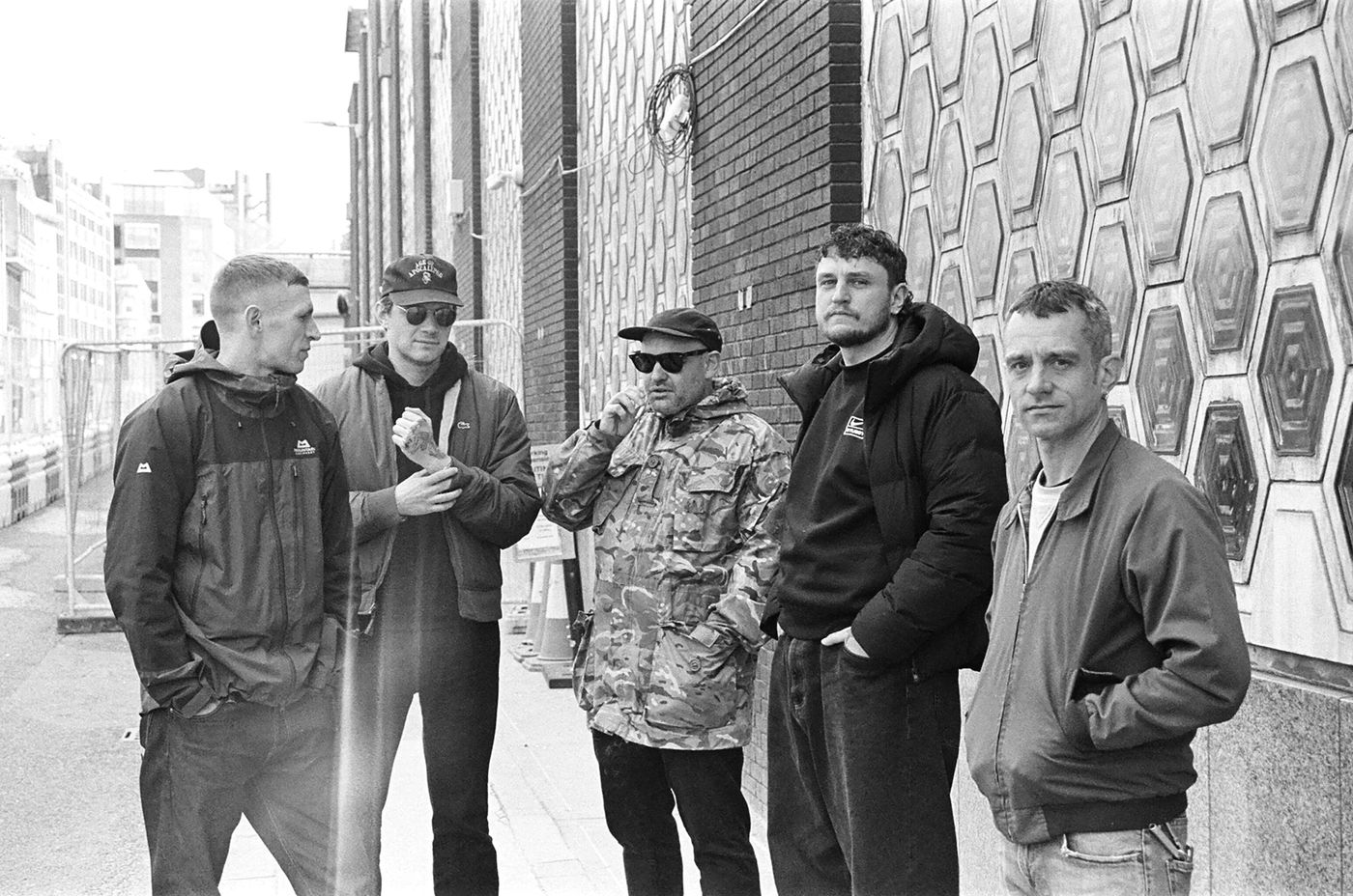 Graham Sayle, Martin MacNamara, Edward “Ski” Harper, Jack Muncaster y Rob Hammeren. Foto: James Edson