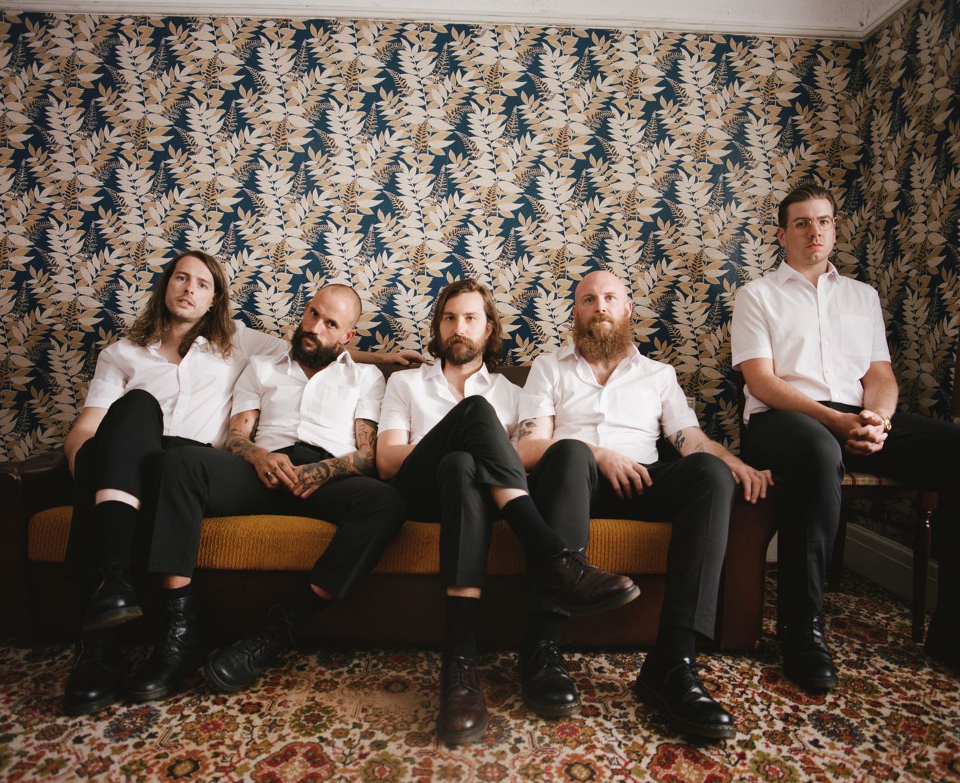 Lee Kiernan, Joe Talbot, Mark Bowen, Adam Devonshire y Jon Beavis, dispuestos a compartir la belleza.