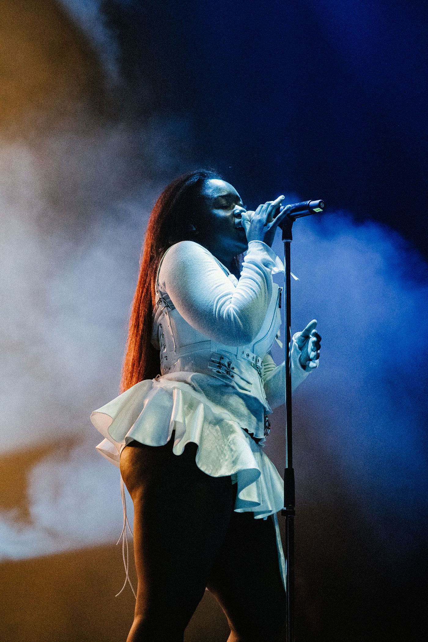 Namasenda, sola (y con playback). Foto: Mangabeira
