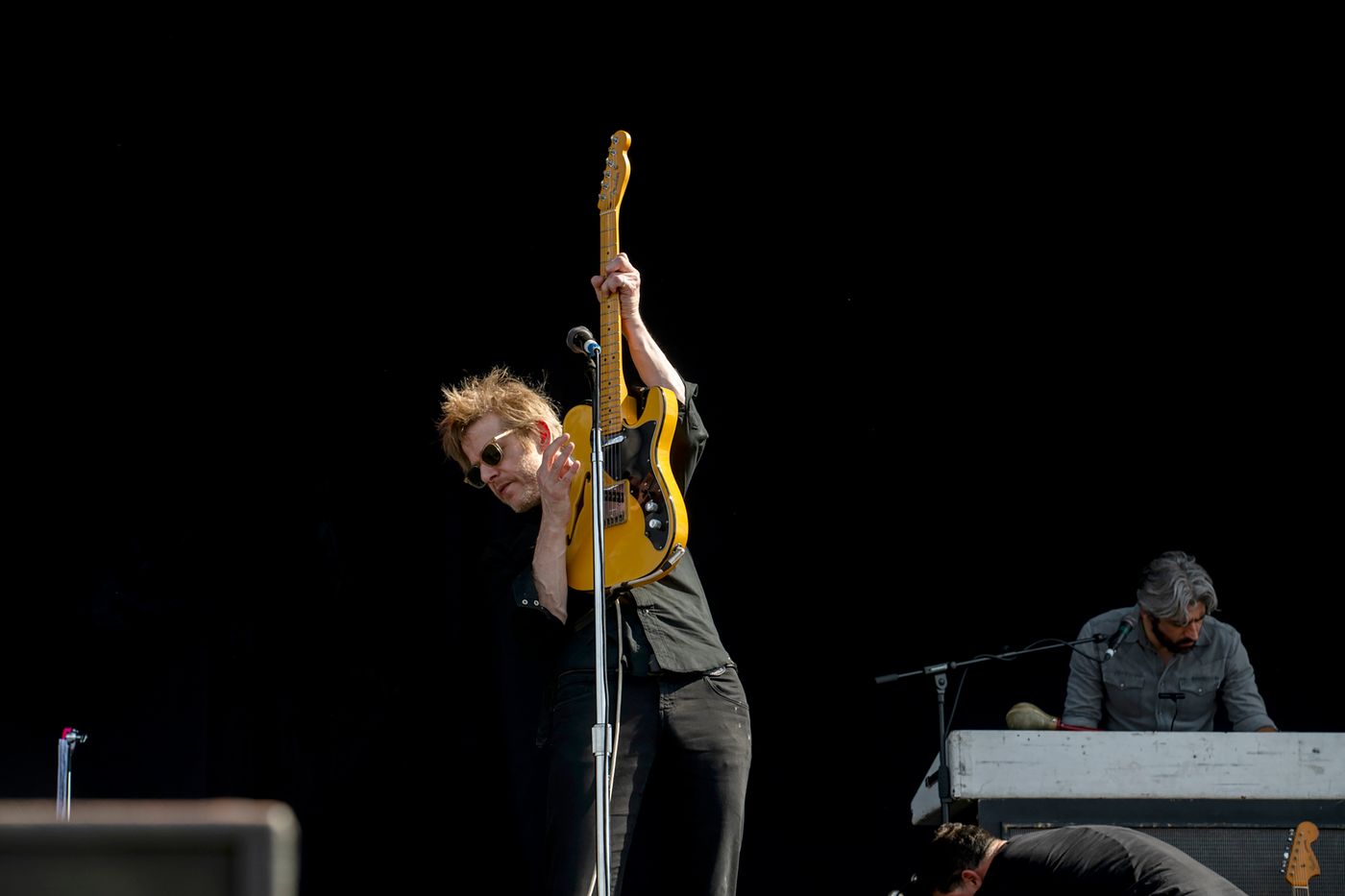 Britt Daniel y Spoon: no fue el momento. Foto: Alfredo Arias
