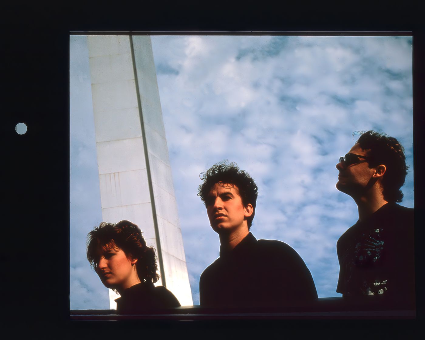 La Ley en su primera formación de trío, en 1988: Shia Arbulú, Andrés Bobe y Coti Aboitiz. Foto: gentileza Carlos Fonseca