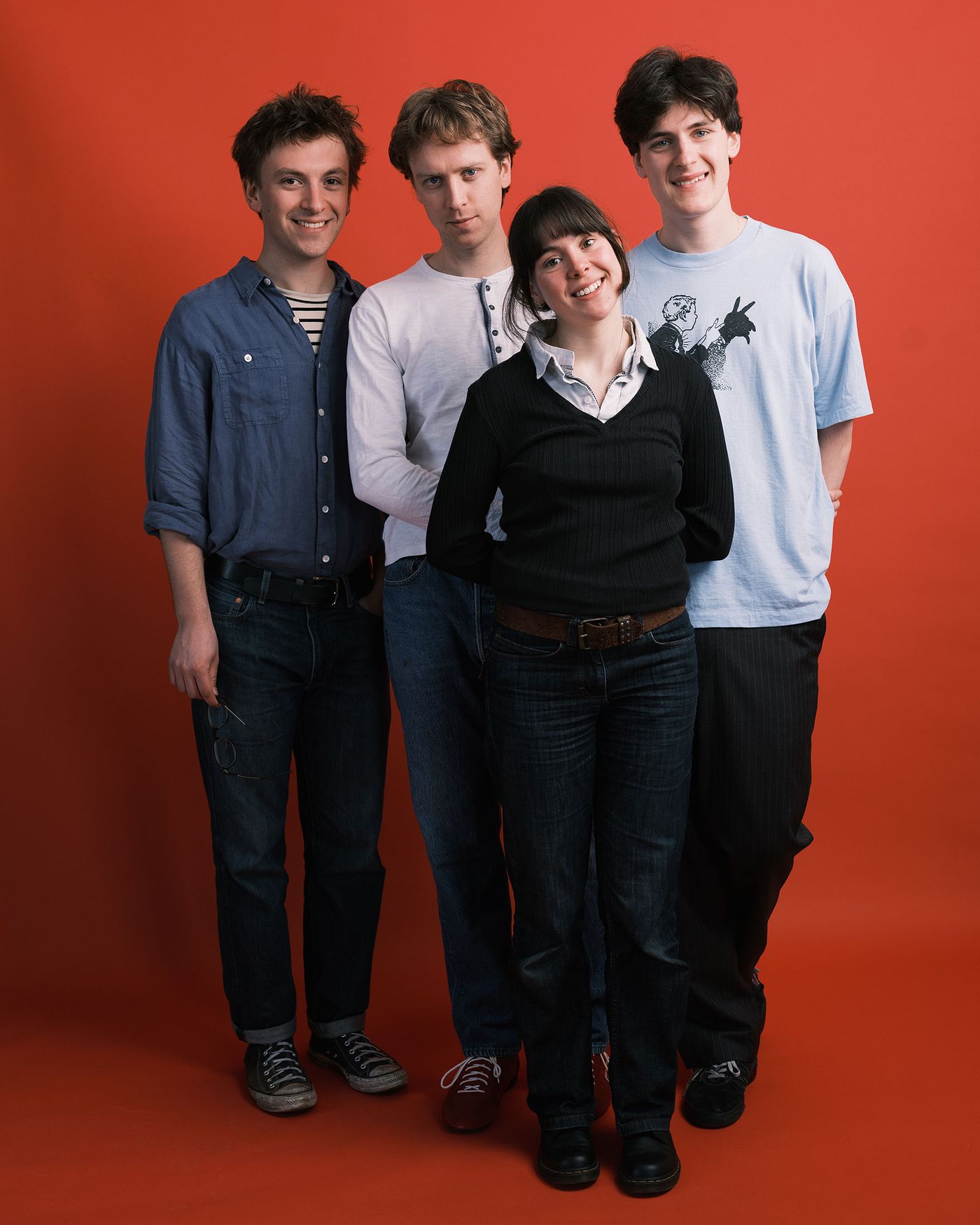 Reuban Haycocks, Jimmy Bradbury, Aoife Anson-O’Connell y Paddy Murphy.