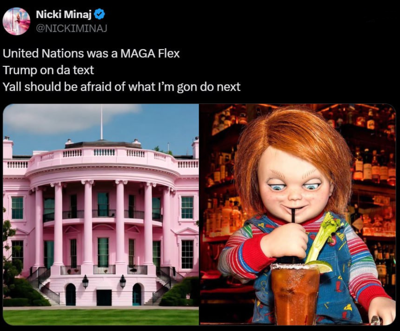 Nicki está en contacto directo con Trump. <a href="https://bsky.app/profile/thepathtopeace.bsky.social/post/3m6dhlplrwr2w" target="_blank"> Ver post </a>