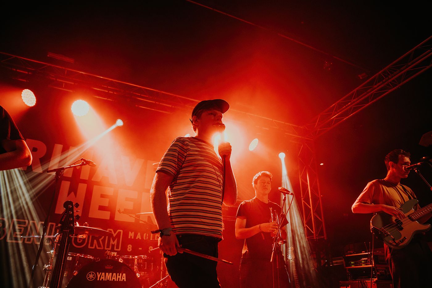 Squid en Primavera Weekender 2019, ¿una imagen irrepetible en escenarios españoles? Foto: Christian Bertrand