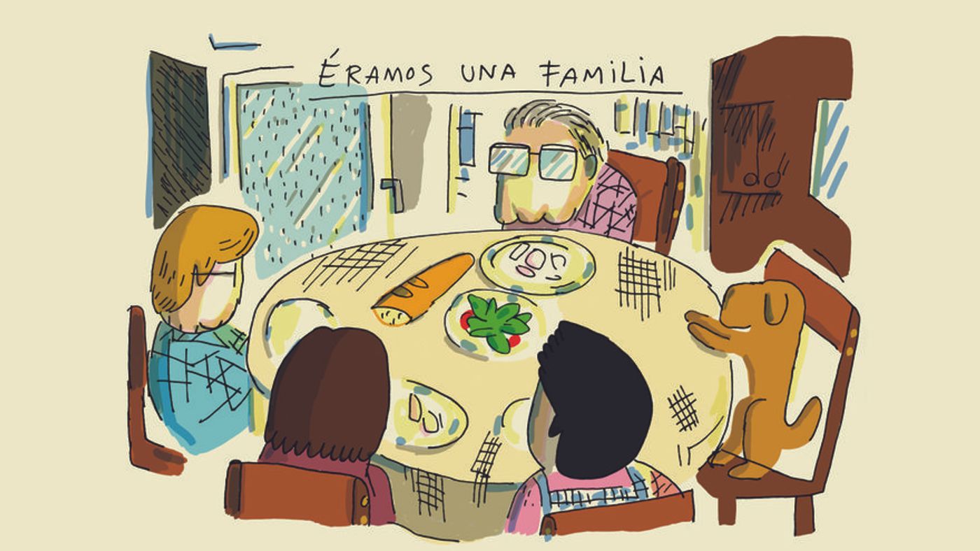  “Para los míos”.