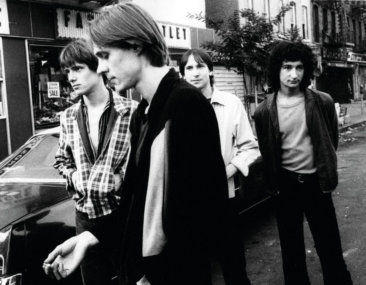 Richard Lloyd, Tom Verlaine, Fred Smith y Billy Ficca: Television, era dorada. Foto: David Godlis