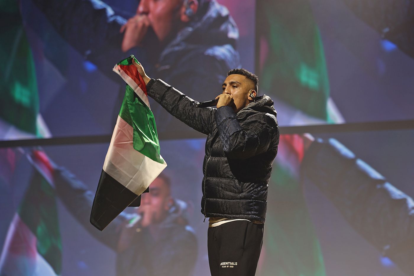 Morad, abanderado. Foto: ACT X PALESTINE