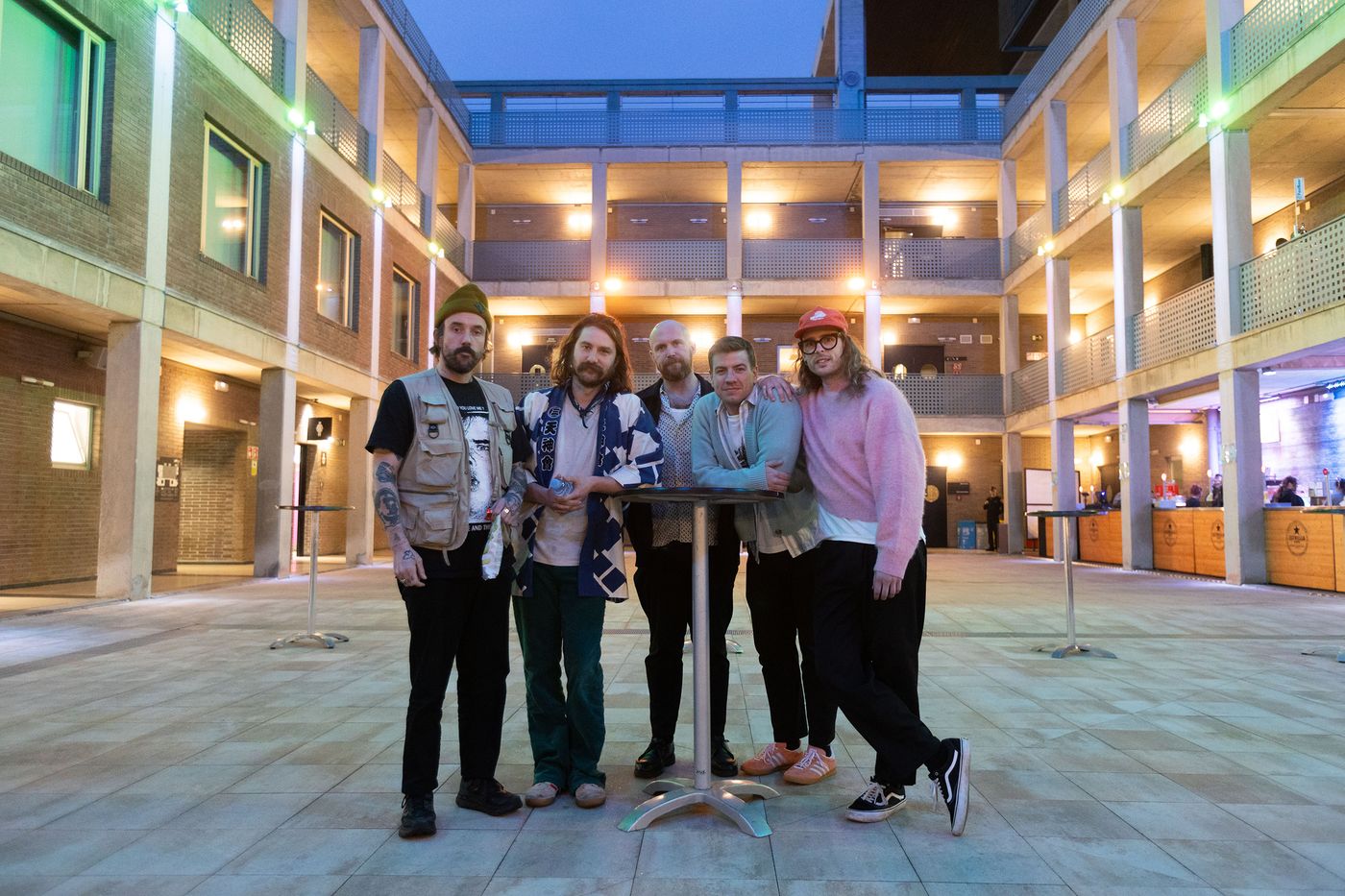 IDLES, antes de su actuación en el Sant Jordi Club de Barcelona el pasado 2 de marzo. Foto: Òscar Giralt