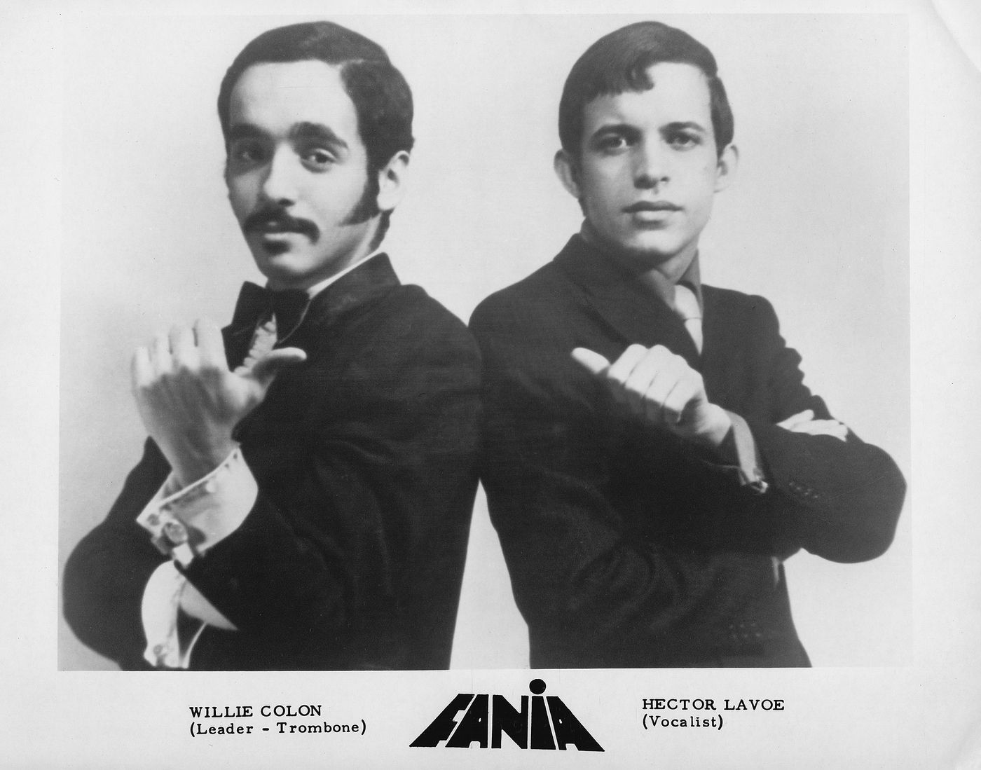 Willie Colón y Héctor Lavoe, en 1969: “Cosa nuestra”. Foto: Gilles Petard (Getty Images)